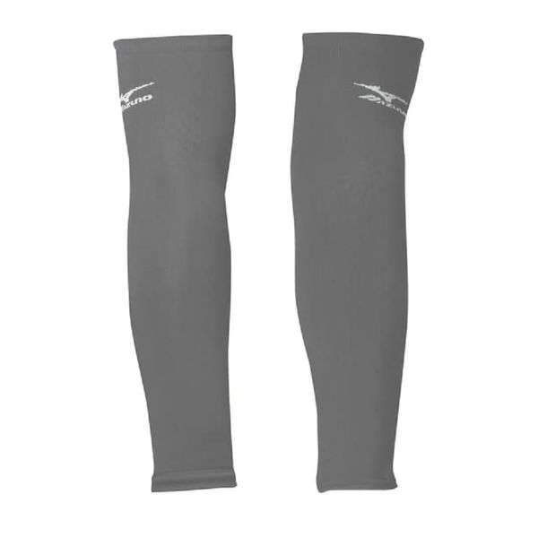 Mizuno Women's Arm Sleeves, Grey, OSFM