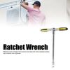 Ratchet Tap T Handle, Quick Release T Bar Socket, One Hand T Type for Mechanical Equipment