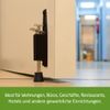 Door Stop 165 mm Various Colours, black, 165mm