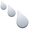 Super Cool Creations Raindrop Mirrors - Set of Three Raindrops