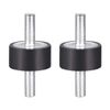 sourcing map 30 x 15mm Rubber Mounts,Vibration Isolators,Shock Absorber with M8 x 23mm Studs 2pcs