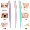 Dermaplaning Tool for Women, Eyebrow Razor Trimmer Shaper, Facial Hair Remover Shaver for Shave Face Peach Fuzz Upperlip Hair, Pack of 6
