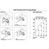 Berta Half Overlay Frameless Concealed Cabinet Hinges (50 Pack)
