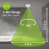 Ex-Pro PIR Occupancy Motion Sensor Detector Light Switch, Ceiling Mount, 360 Degree 6m Range, Round, Square - 1 Pack