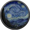 The Starry Night (Van Gogh 1889) Cabinet Knob (Black)