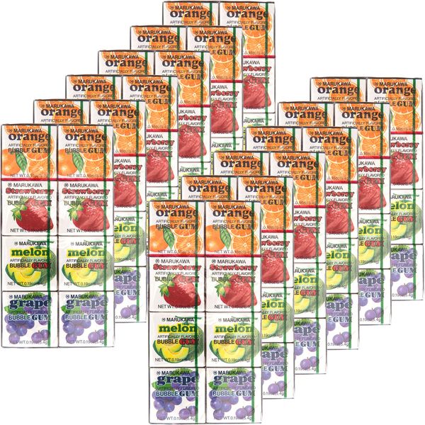 Marukawa 8 Pack Bubble Gum 1.52oz (12 Pack)