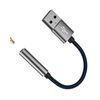 USB Converter 3.5mm Earphone Jack Adapter Compatible iPhone DAC Aux Microphone Audio Splitter Tablet Android PC Extension Cable Audio Interface Headphone PC Android Speaker Converter Adapter 3.5mm