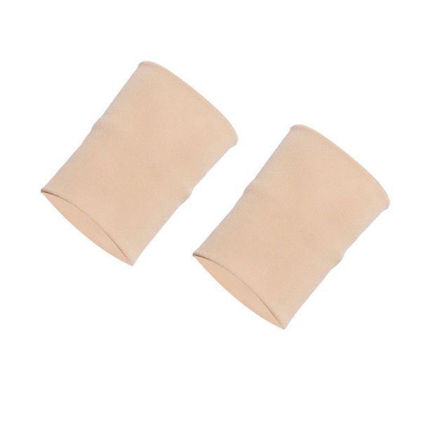 ROSENICE 2Pcs Wrist Support Brace Breathable Medical Sports Wrist Bands for Carpal Tunnel Pain, Rheumatoid Arthritis, Tendonitis, Injuries, Swelling, Bruises and Sprains (Beige) - Size M