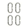 Nite Ize MicroLink Stainless Steel Carabiners - Pack of 4