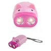 Pig Shaped Dynamo Pump Up Emergency Torch Super Bright LED Flashlight by PK Green