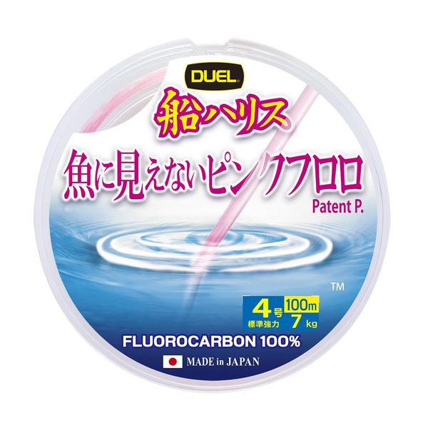 DUEL PINK FLORO SHIP HARRIS 32.8 ft (100 m) No. 4