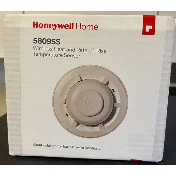 Brand New Honeywell 5809SS Wireless Fixed Heat & Rate-of-Rise Temperature Sensor