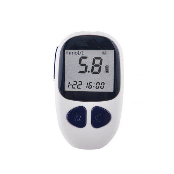 Digital Blood Glucose Monitor + 50 Strips - Handheld Diabetes Tester - Manage