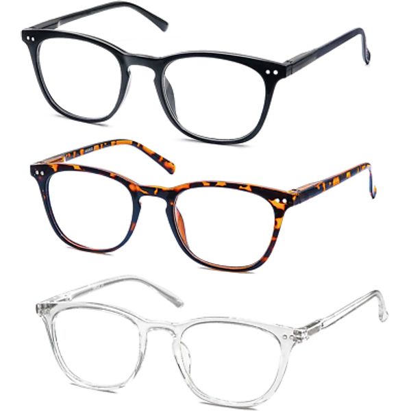 Reading Glasses Women Men Stylish Readers 2.5 Lightweight Frame Glasses for Read