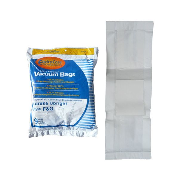 Eureka Package of Nine Replacement F + G Bags (Fits All Koblenz Uprights)