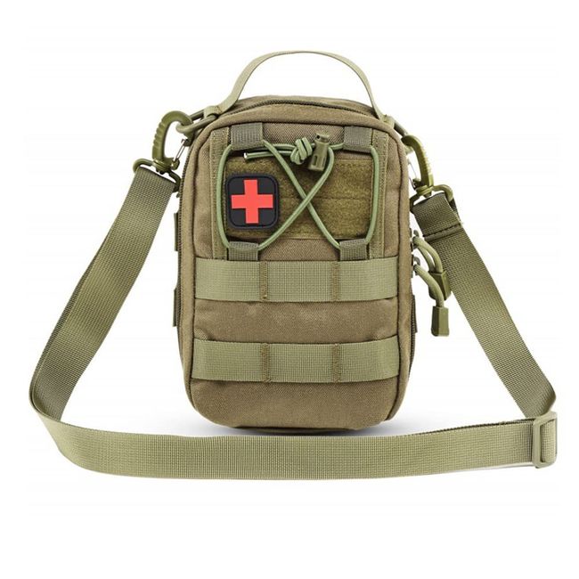 SEKIDAR Multi-Functional Medical Pouch, Survival Game, ED Pouch, Military Accessories, Bag, Military Disaster Prevention, Emergency Molle System, Tactical Pack, Mountain Climbing, Storage, First Aid, Medical, Earthquake, Disaster Prevention, Travel, Water