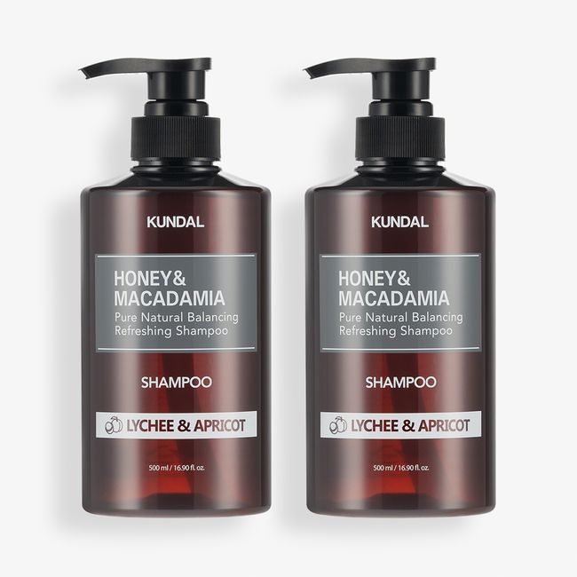 Kundal Nature Shampoo Set of 2 Rich &amp; Apricot 500ml