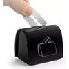 Razor Blade Bank, Blackfor double edge razor Shaving blade disposal