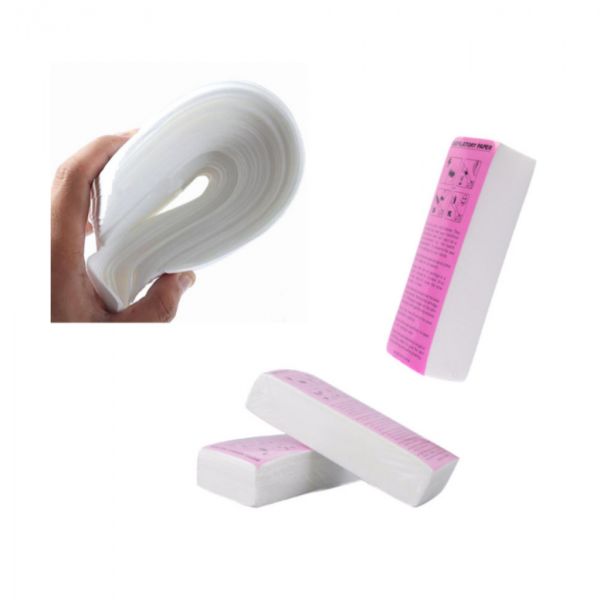 [Marron Fashion] Lo Hair Removal Waxing Paper Strip Hair Removal Wax Non-woven Paper Marron