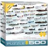 World War II Aircraft Puzzle, 500-Piece