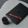 Tuscany Red & Black Rollerball Pen - Marbleized Gloss Body