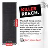 Extra Rough Exfoliating Washcloth - Extreme Body & Back Scrubber for Shower, Extra Long, Hygienic Exfoliator Wash Cloth, Men Or Women, 2 Count Pack, 1 Black & 1 Grey Color, Bye Bye Loofah
