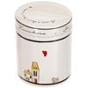 Egan Small Small Enamel Ceramic Storage Jar Ivory LC02T/2ZU