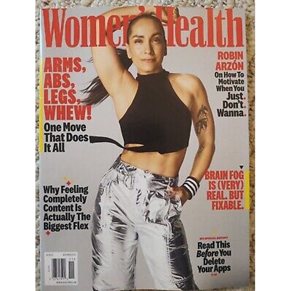 WOMEN'S HEALTH MAGAZINE NOVEMBER 2022 ROBIN ARZON ARMS ABS LEGS WORKOUT