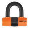 Oxford Motorcycle Security HD Max Brake Disc Lock Orange Sold Secure (Orange)