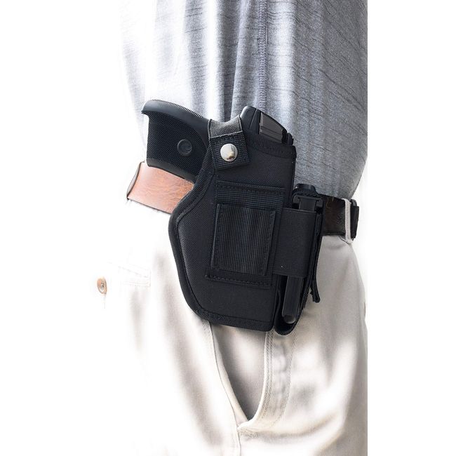 Copper Head Nylon OWB Side/Hip Holster Fits Walther P-22 and PK380 for Outside The Waistband.