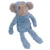 AB Tools Plush Squeaky Crinkle Unstuffed Monkey Calming Pet Toy With Belly Compartment