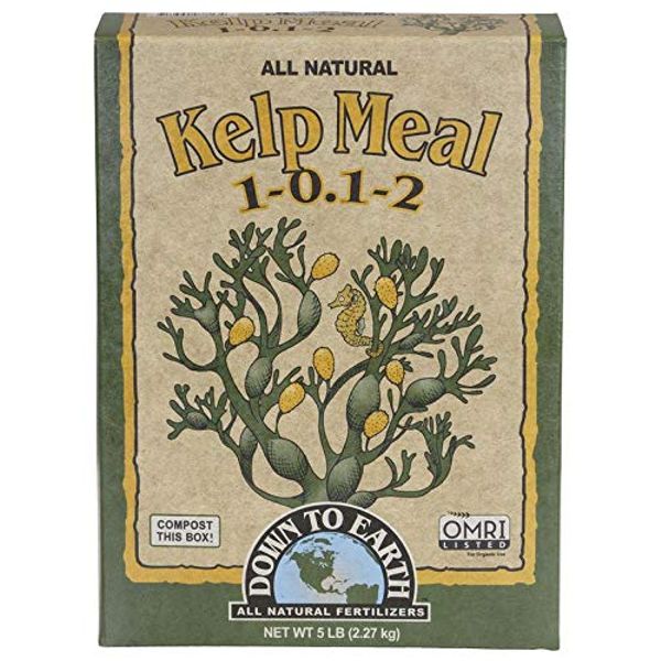 Down to Earth Organic Kelp Meal Fertilizer Mix 1-0.1-2, 5 lb