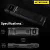 Nitecore EDC29 6500 Lumen Ultra Slim High Performance EDC Flashlight with Retractable Keychain