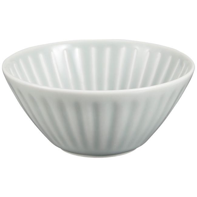 Hasamiyaki 10140 Flower Fluffy Bowl, Small, Gray, Approx. 3.9 inches (10 cm), Microwave Safe, Dishwasher Safe, Made in Japan