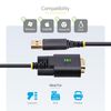 StarTech.com USB - RS232Cシリアル変換ケーブル／ストレート／USB 2.0接続／3m 1P10FFC-USB-SERIAL