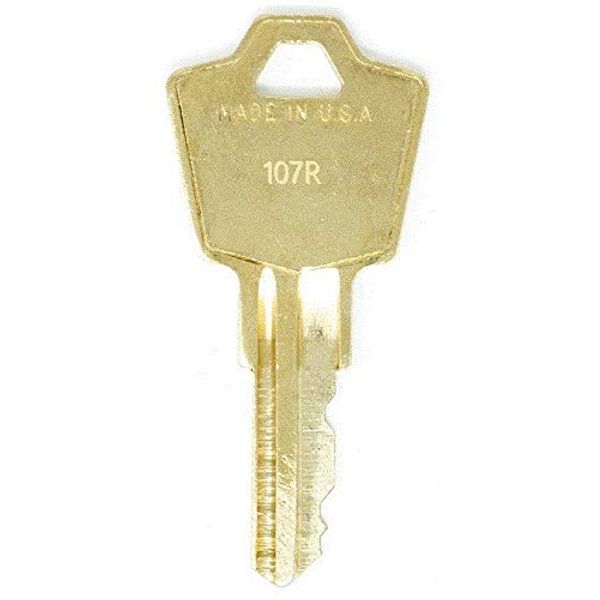 HON 107R Replacement Keys: 2 Keys