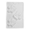 Princess Carriage Lolly Chocolate Mould 3 Cavity