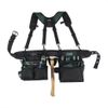 18 Pocket Polyester Carpenter Suspension Tool Rig Padded Belt & Suspenders