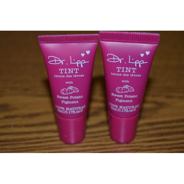 Set of 2 DR. LIPP Moisturising Color Tint in Sweet Potato 0.17 fl oz Brand NEW!