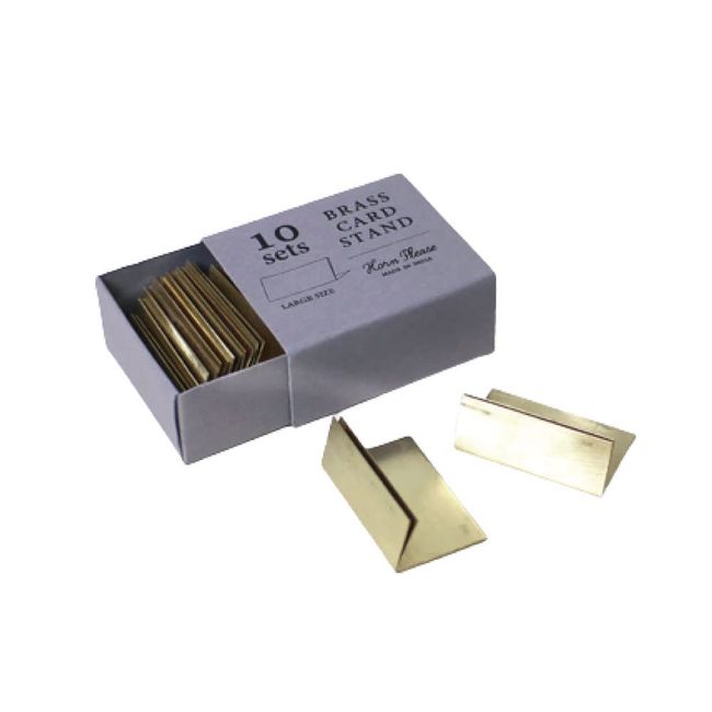 Shinari Sales BRASS 308973 Card Stand, Wide S/10