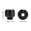 F FIERCE CYCLE Pair Motorcycle Wheel Front Fork Frame Sliders Protection Black
