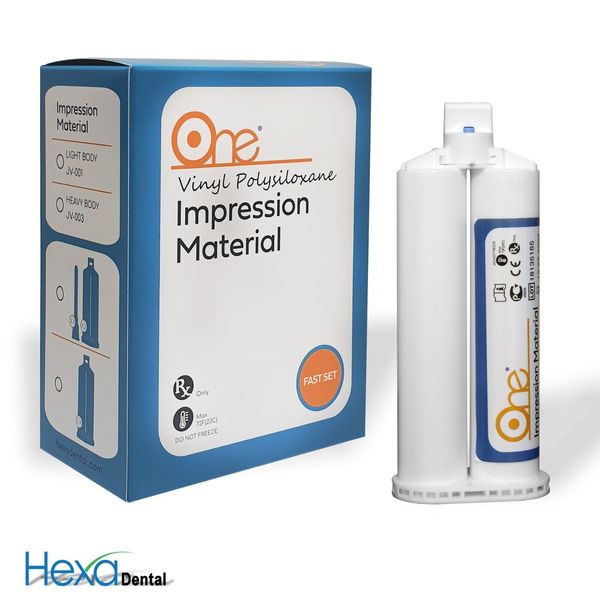 One Vps Impression Material, Light Body, Fast Set 2 x 50ml