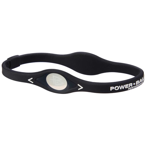 Power Balance Silicone Wristband Black/White Medium