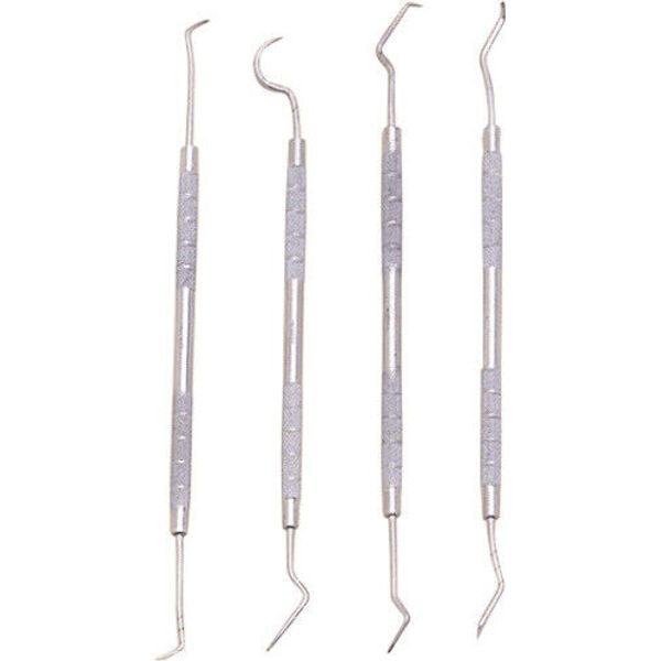 Pakistan Dental Pick Set 100323 Carbon steel construction. Storage pouch.