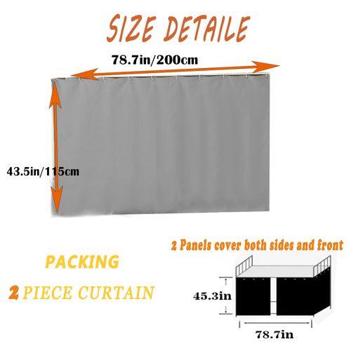 Navhao Dorm Home Solid Thicken Bunk Blackout Bed Curtains Cloth Bed Canopy Students Single Sleeper