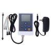 DIGITEN LCD Display Water Flow Control Meter Liquid Quantitative Controller + G1" Water Flow Hall Effect Sensor Flow Meter Flowmeter Counter 1-60L/min + DC 12V Power Adapter