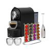 ChefWave Espresso Machine Black with Knox Gear Handheld Milk Frother