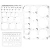 Circle Templates - Circle Stencil & Ruler for Drafting & Drawing,3 Pack,Large & Small Sizes