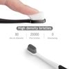 OBrush Soft Toothbrush for Sensitive Gums, New Japanese 20,000 Micro Fine Nano Bristles Tooth Brush for Adults, Pregnant and Elderly, Packed in Portable Case, Color Black and White Pack of 2
