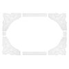 1 Segment | Segment Arch to Strip AC256 | Stucco | PU | Shockproof | Perfect | AC256-11